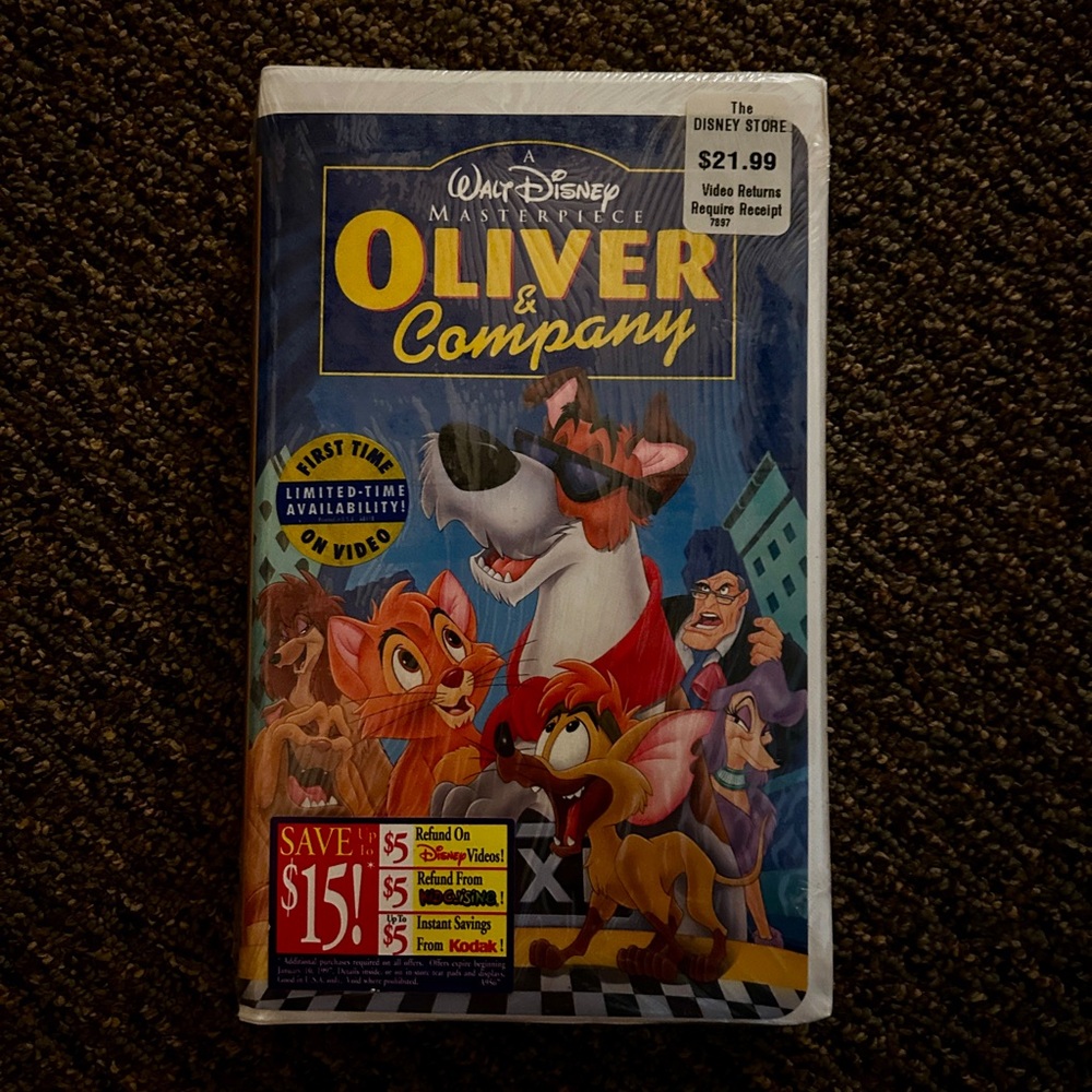 Vintage VHS Tape Oliver & Company